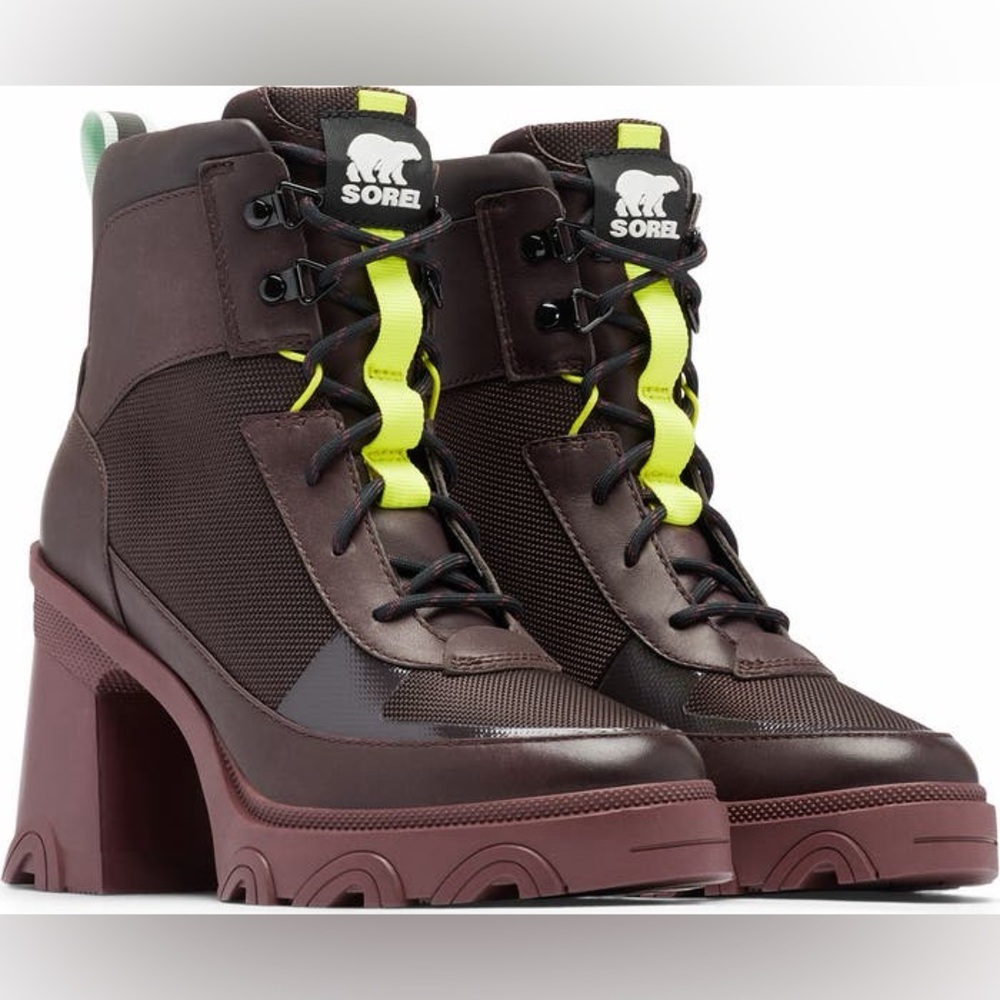 Sorel Brex Lace Up Heeled Boots